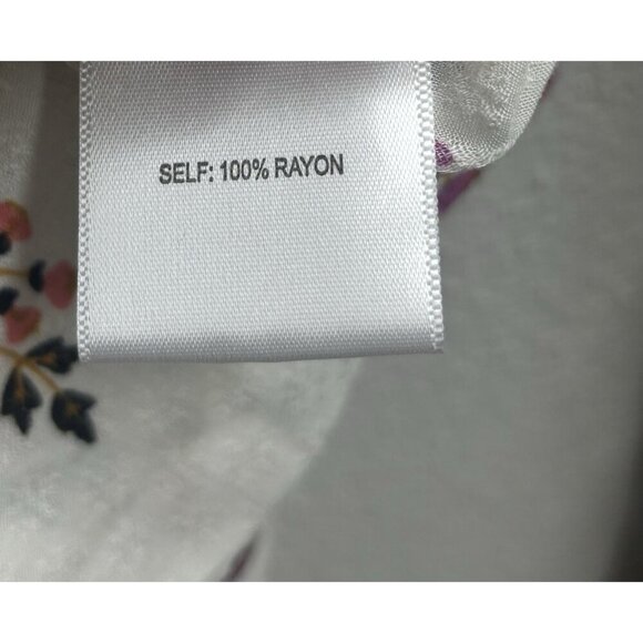 Jane and Delancey Women's Floral Blouse Top Size XL Multicolor Boho Paisley - Picture 8 of 8